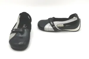 GIRL SIZE 7 TODDLER - PUMA, Velcro Ballet Flats VGUC B2