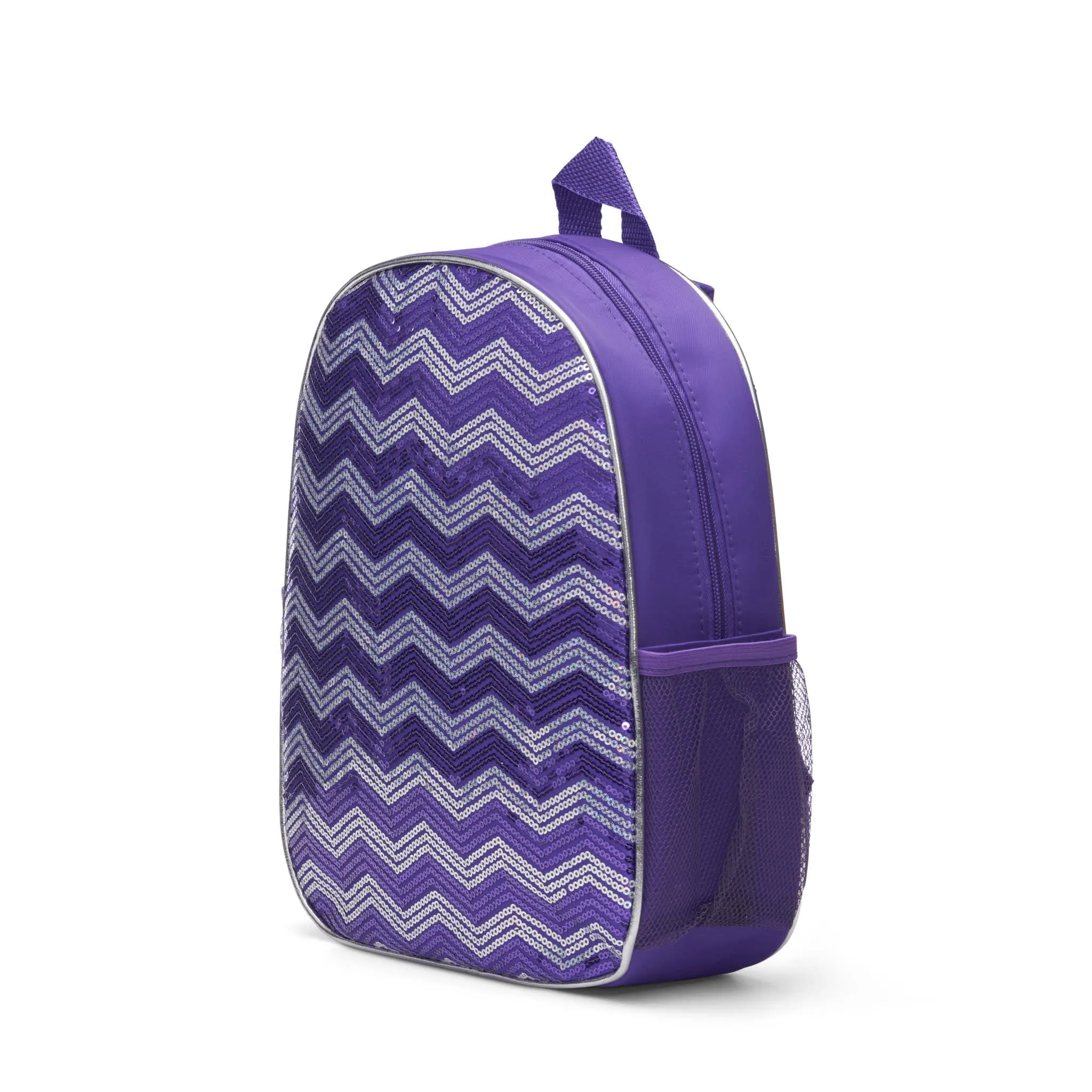 Girls Dance Chevron Sequin Backpack