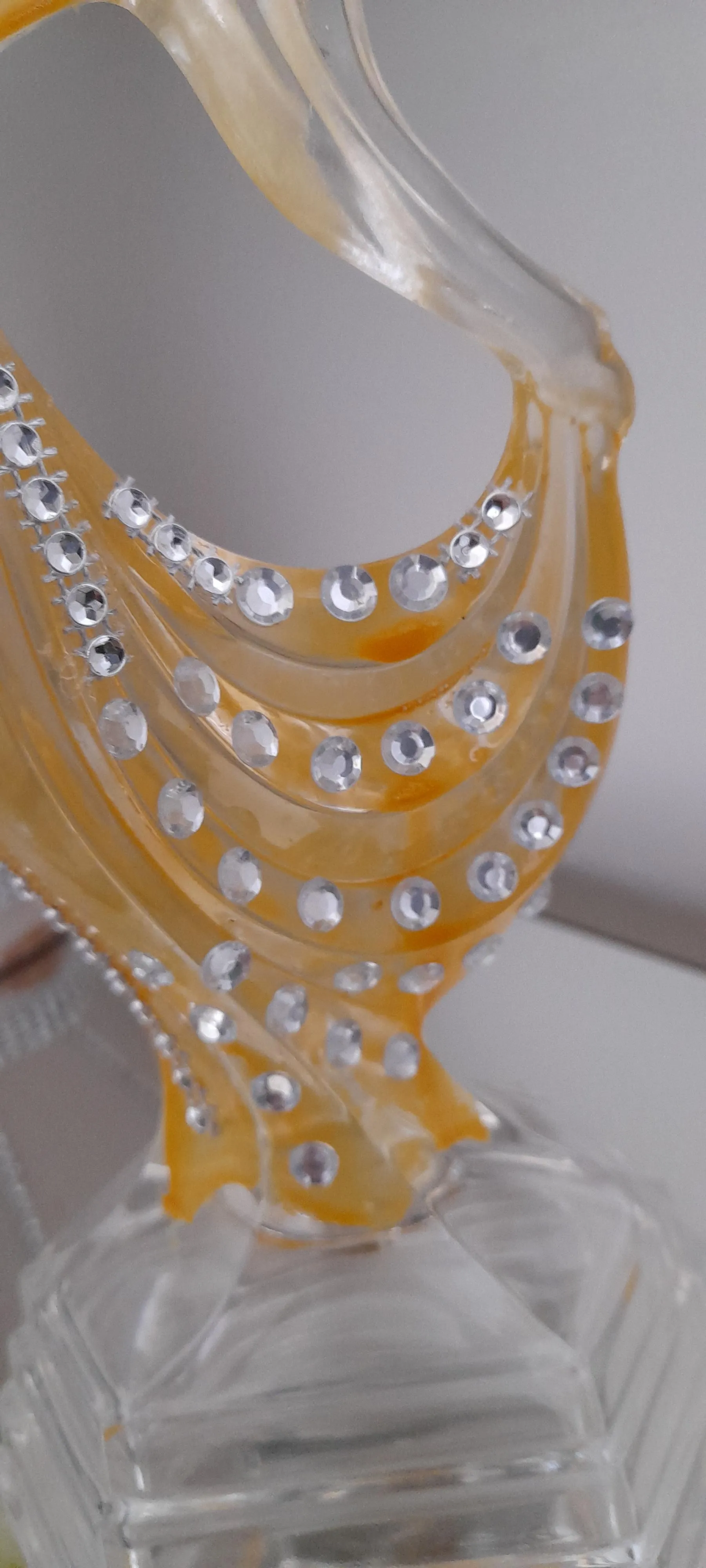 Glass ballerina figurines