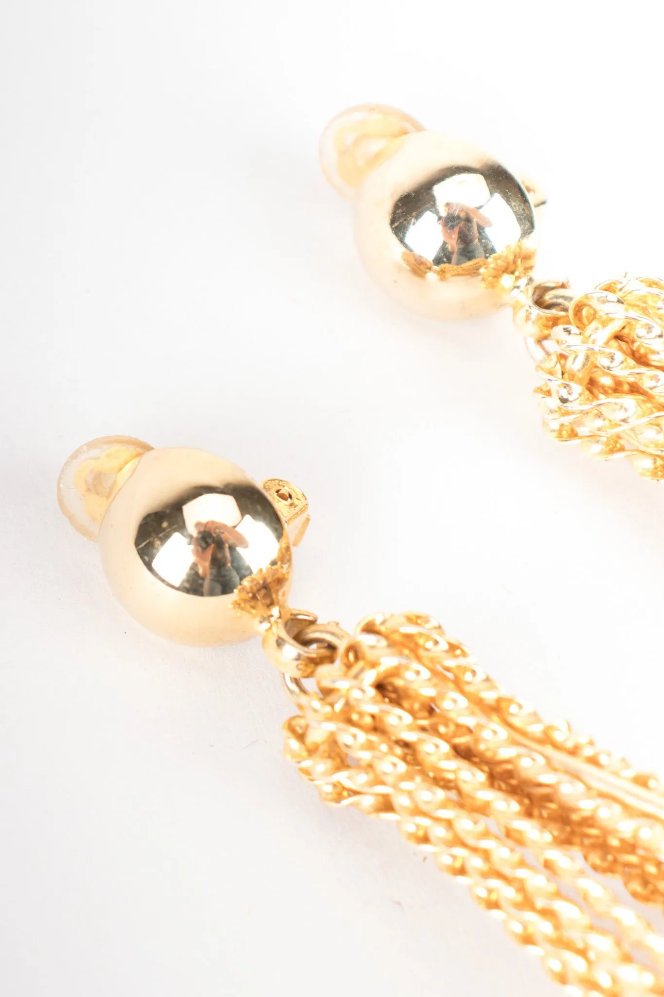 Gold Mesh Topiary Earrings