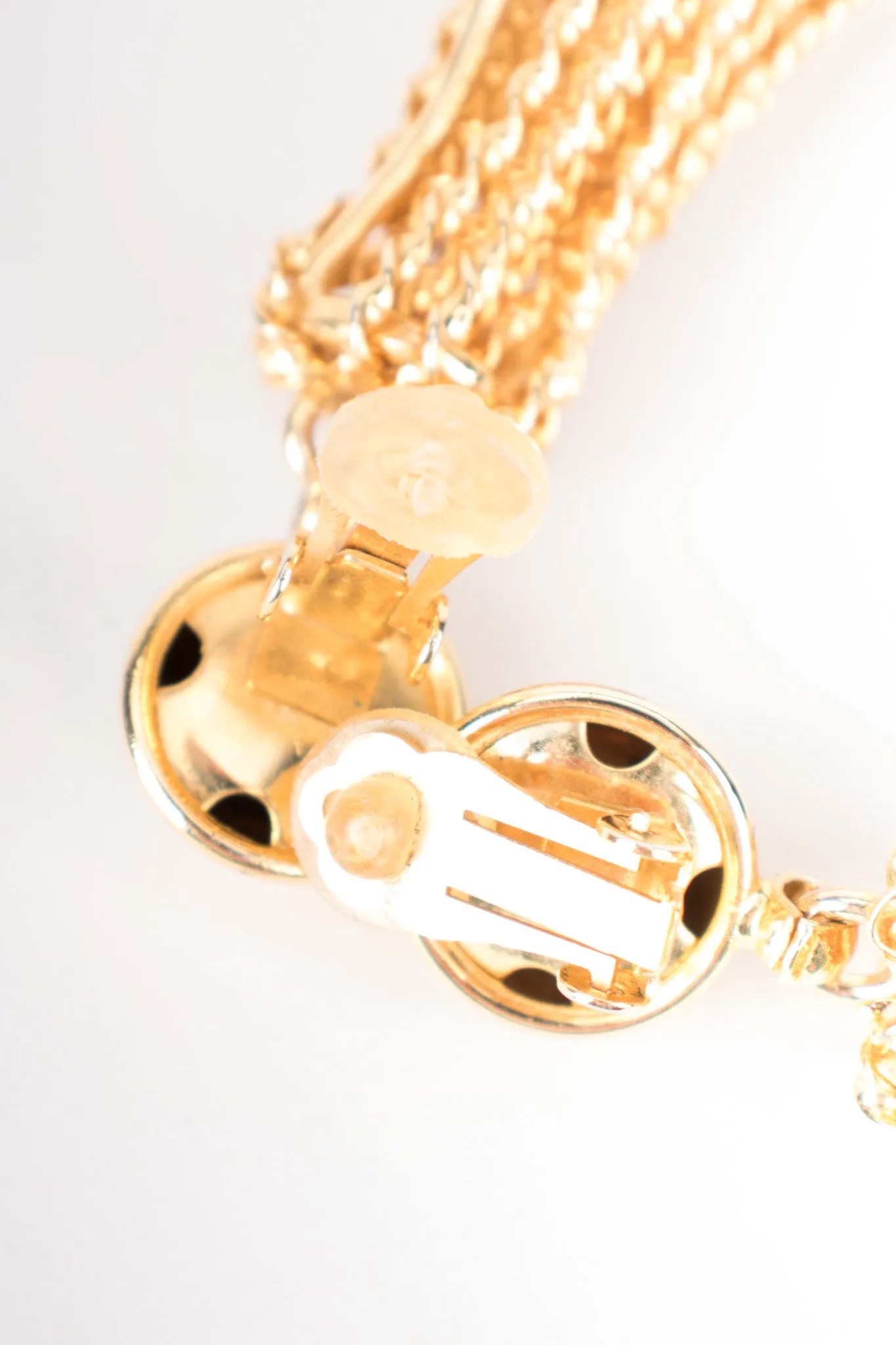 Gold Mesh Topiary Earrings