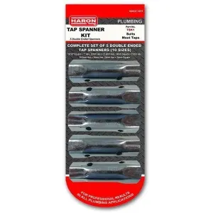 Haron TSK1 Tap Spanner Kit of Multiple Sizes