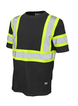 Hi-Vis Cotton Jersey Short Sleeve Safety T-Shirt By Tough Duck - Style ST11