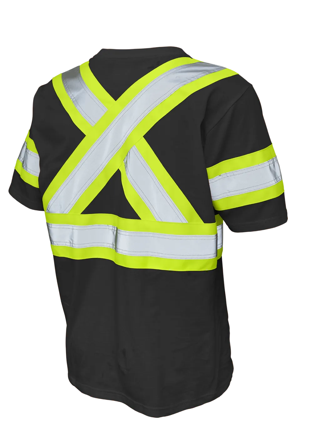 Hi-Vis Cotton Jersey Short Sleeve Safety T-Shirt By Tough Duck - Style ST11