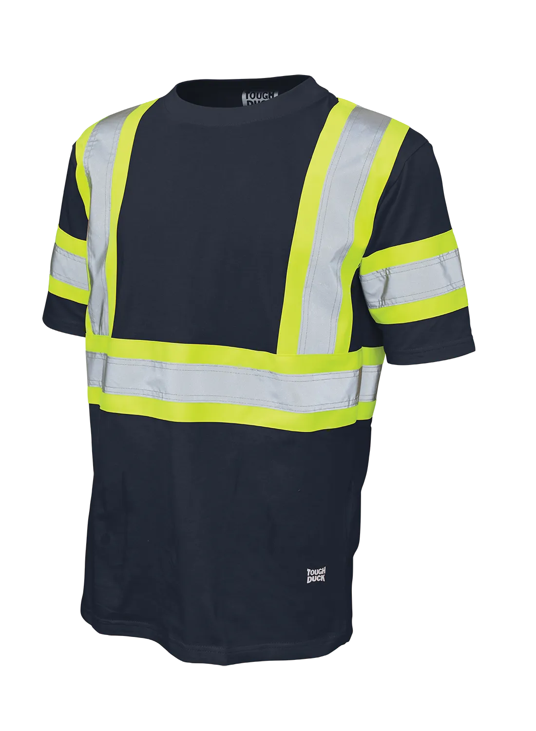 Hi-Vis Cotton Jersey Short Sleeve Safety T-Shirt By Tough Duck - Style ST11