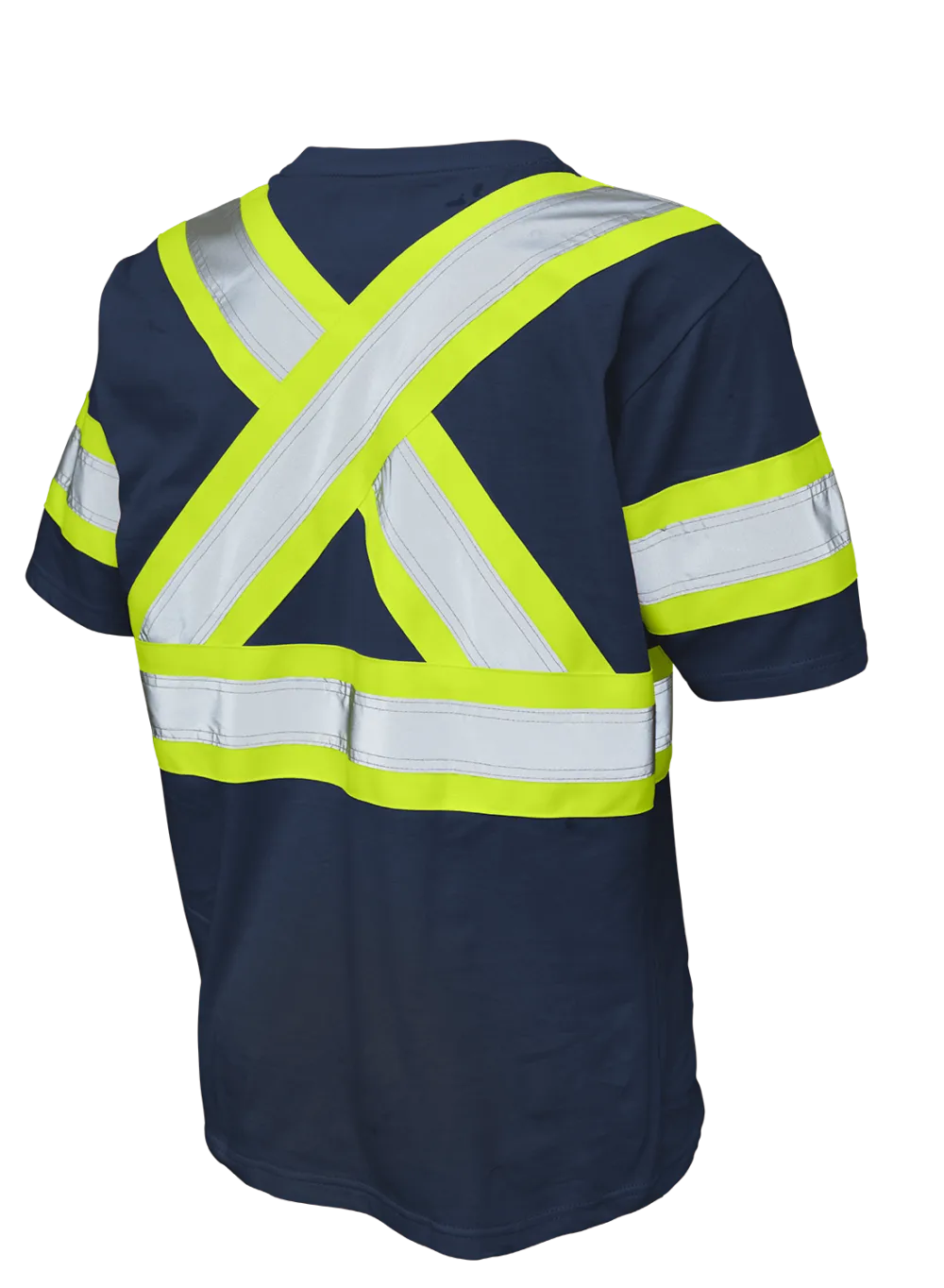 Hi-Vis Cotton Jersey Short Sleeve Safety T-Shirt By Tough Duck - Style ST11