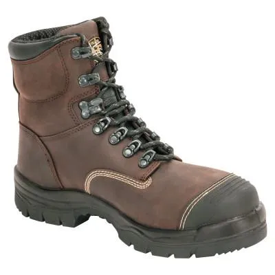 Honeywell 55 Series Safety Footwear, Size 7.5, Non-Woven Synthetic Lining, 55231-BRN-075
