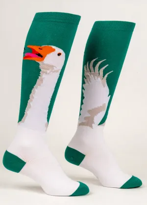 Honking Goose Knee Socks