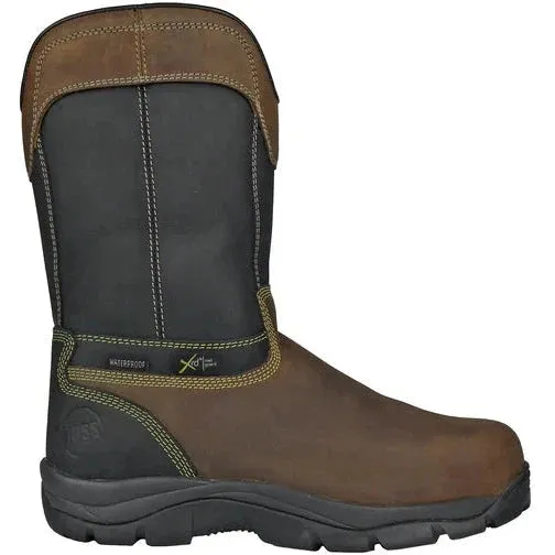 Hoss Men's Slag XRD Metguard Toe Composite Toe Waterproof Work Boot - Brown 90691
