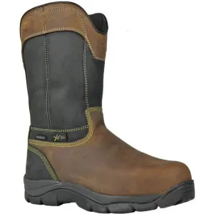 Hoss Men's Slag XRD Metguard Toe Composite Toe Waterproof Work Boot - Brown 90691