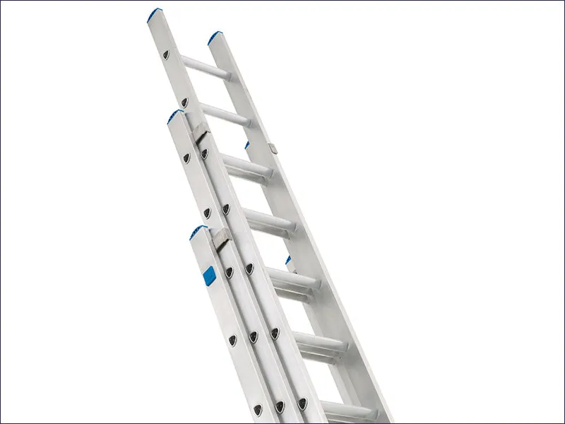 Industrial Extension Ladder 3-Part D Rungs 3 x 10