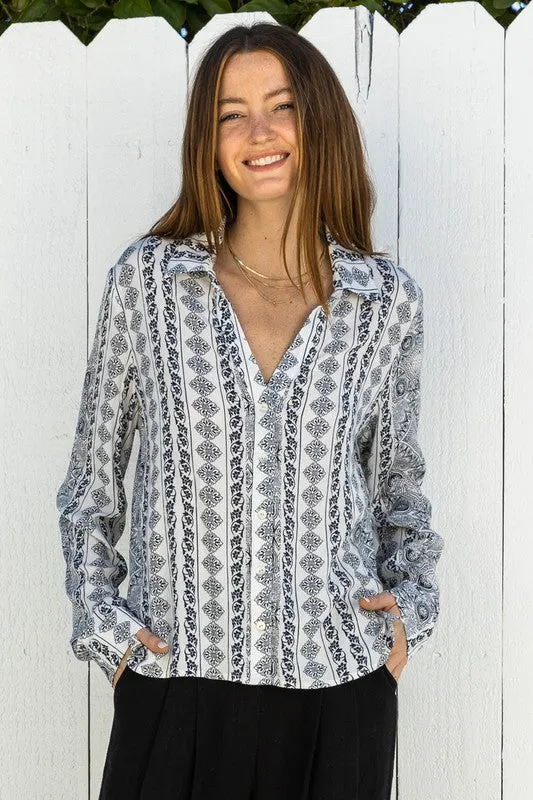 Japanese Gardens Blouse