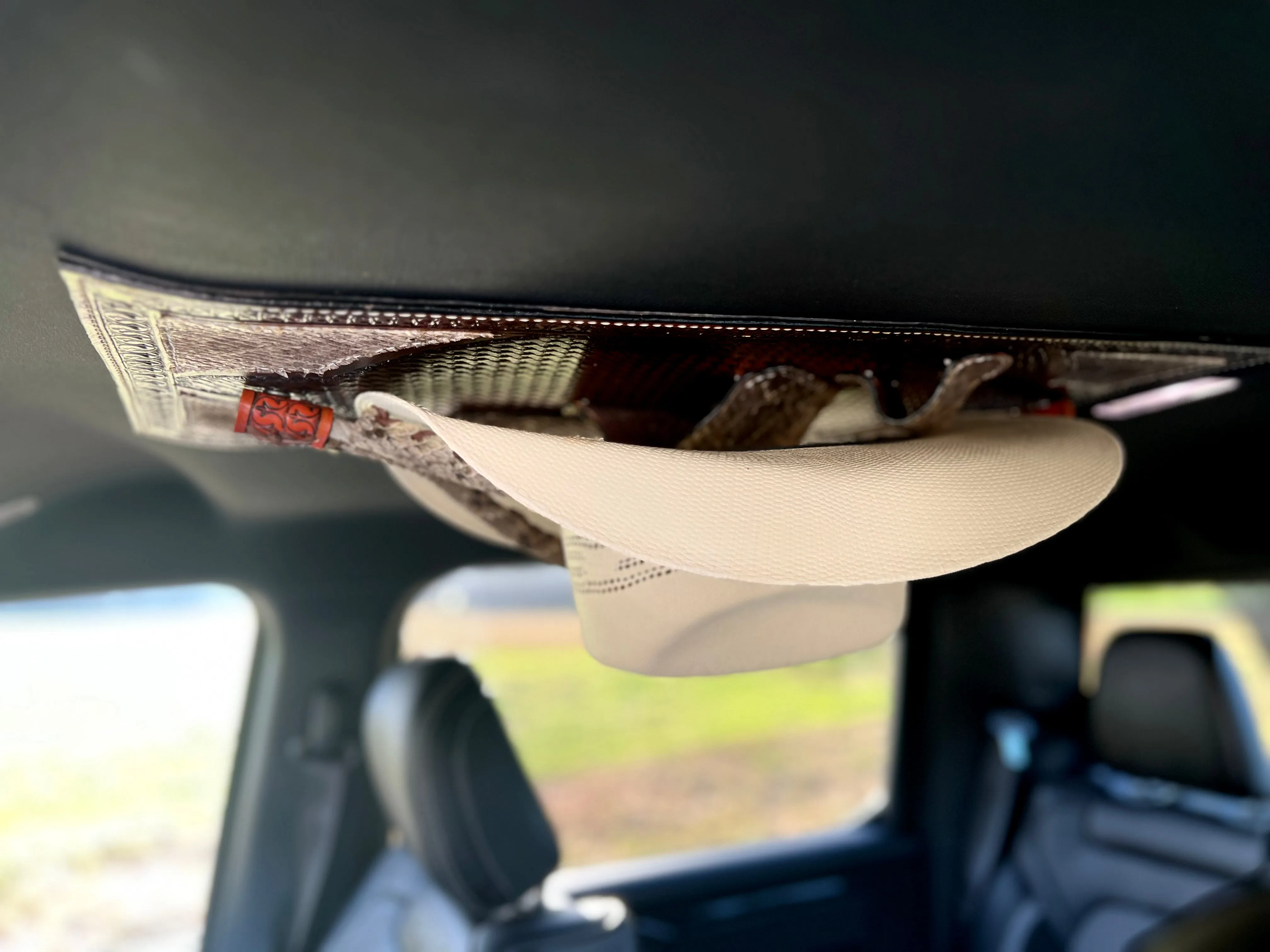 Jesse Marroquin’s Rattlesnake Gun Holster, Mag, & Knife Sheath Cowboy Hat Rack
