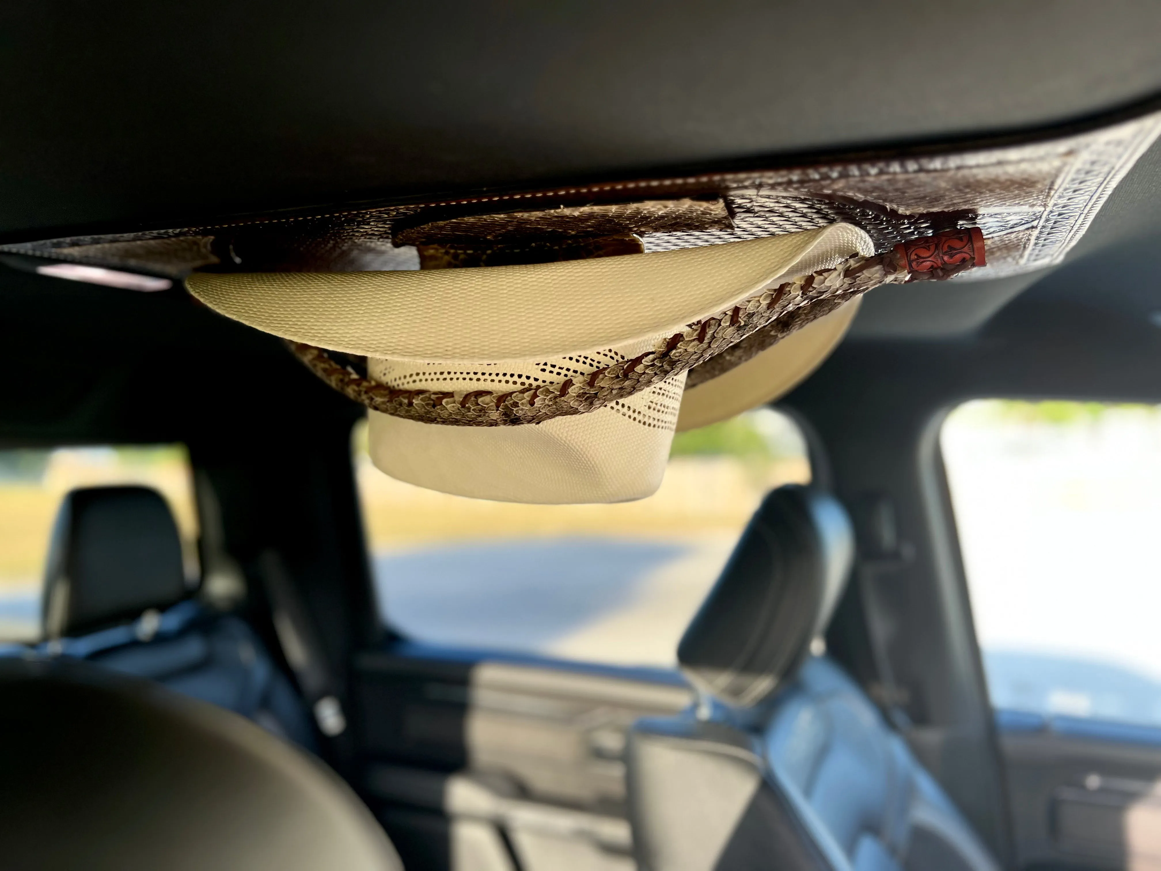 Jesse Marroquin’s Rattlesnake Gun Holster, Mag, & Knife Sheath Cowboy Hat Rack