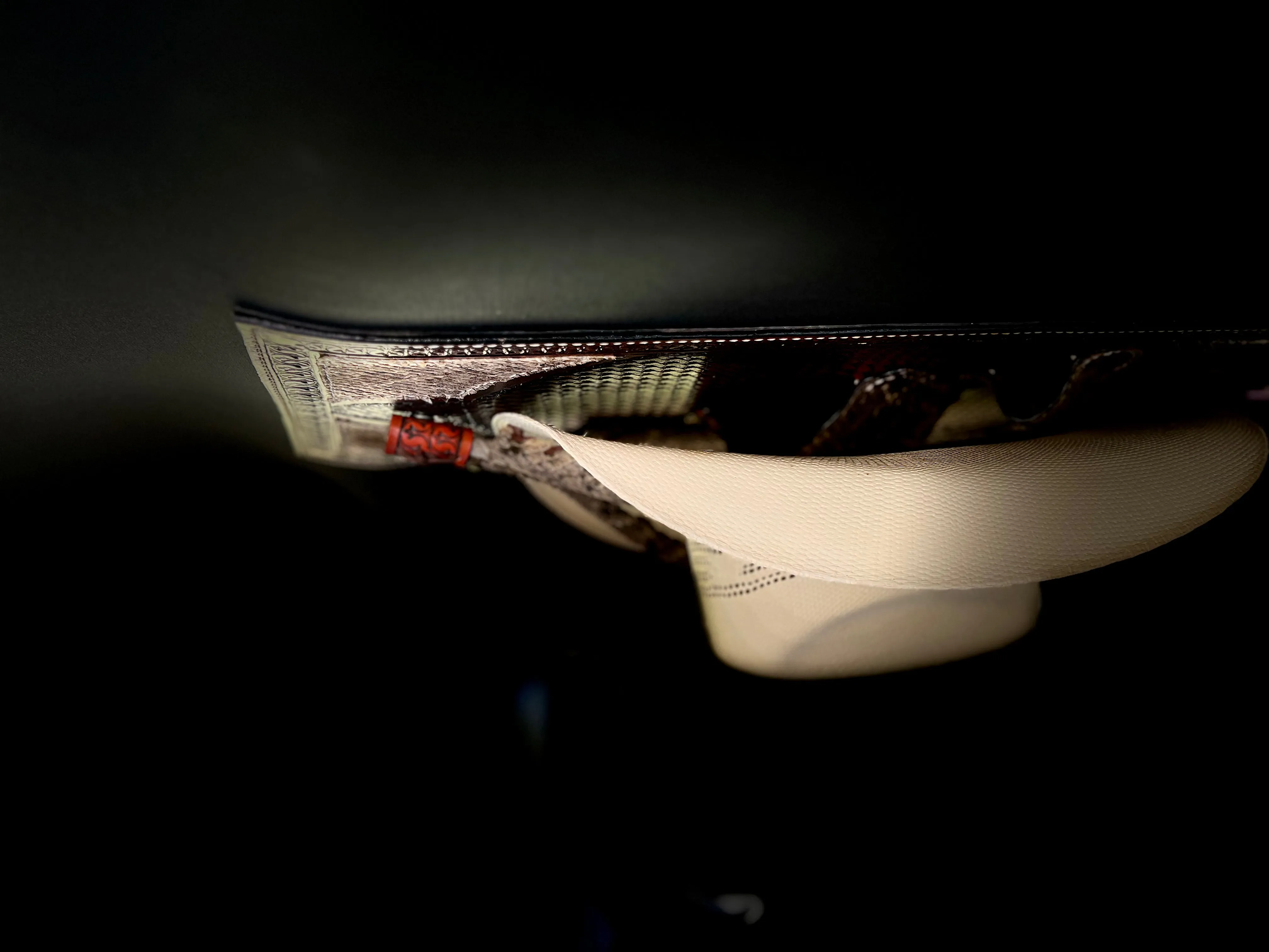 Jesse Marroquin’s Rattlesnake Gun Holster, Mag, & Knife Sheath Cowboy Hat Rack