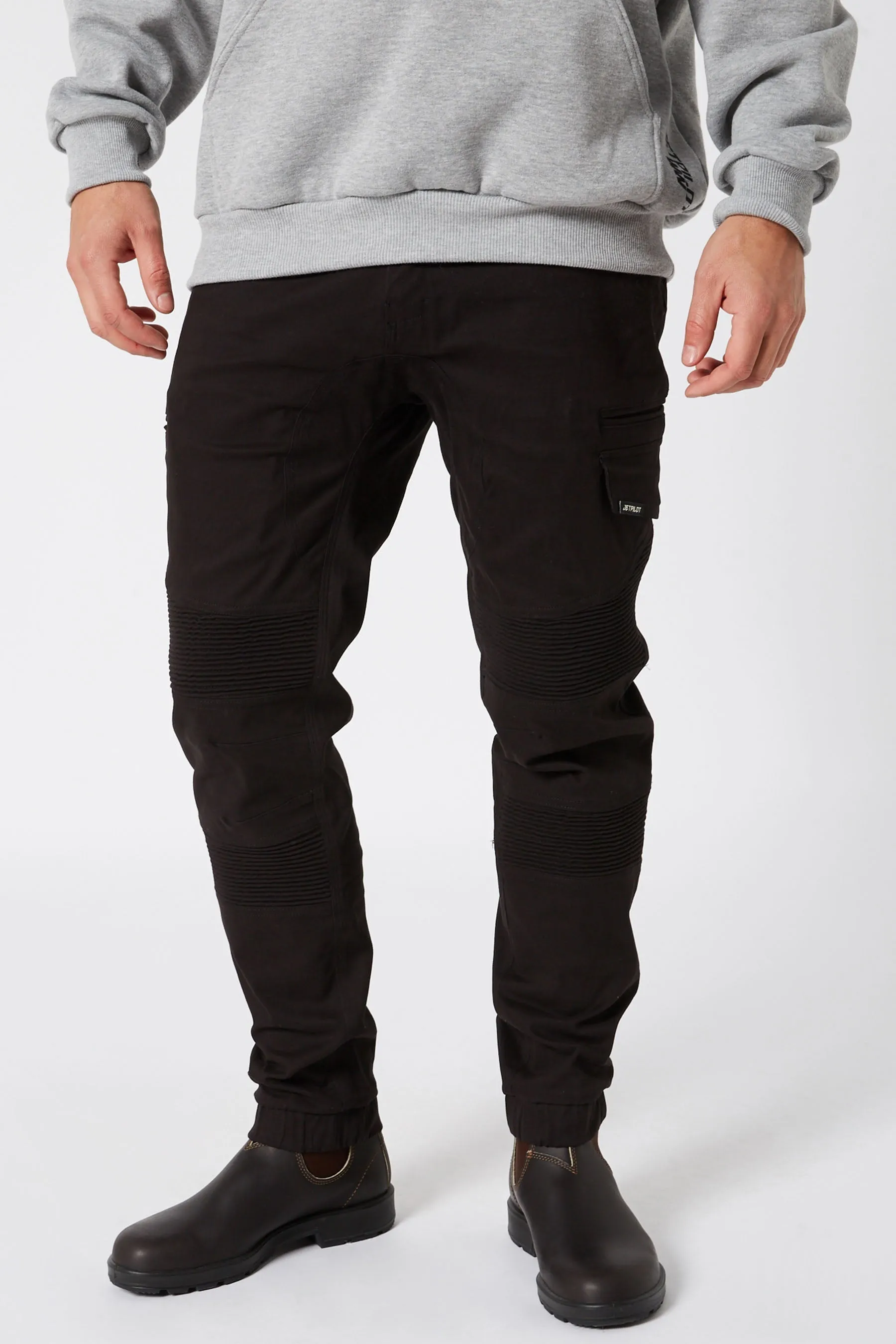 JP Fueled Corrugated Stretch Pant - Black
