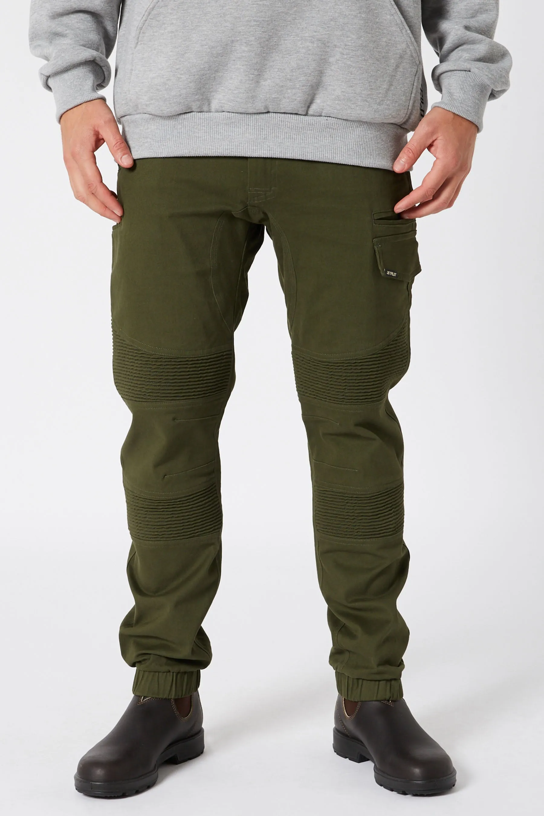 JP Fueled Corrugated Stretch Pant - Olive