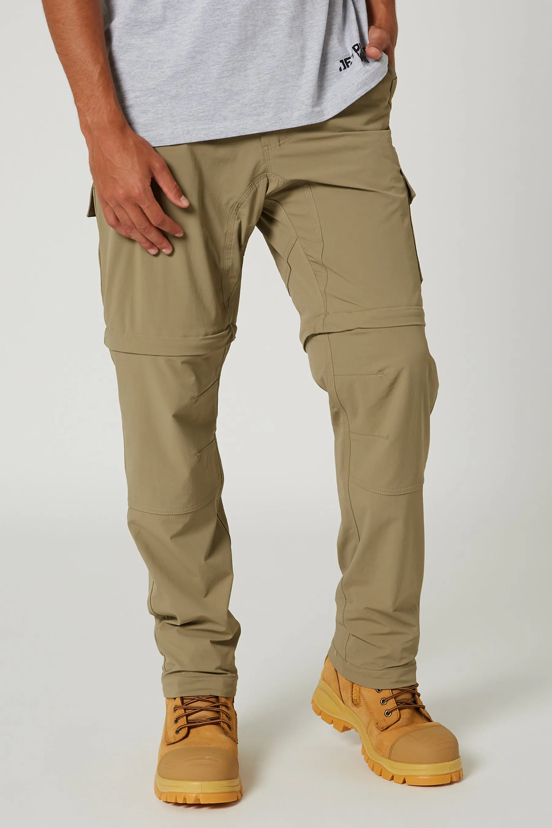 JP Jet-Lite 2In1 Zip Off Utility Pant - Khaki