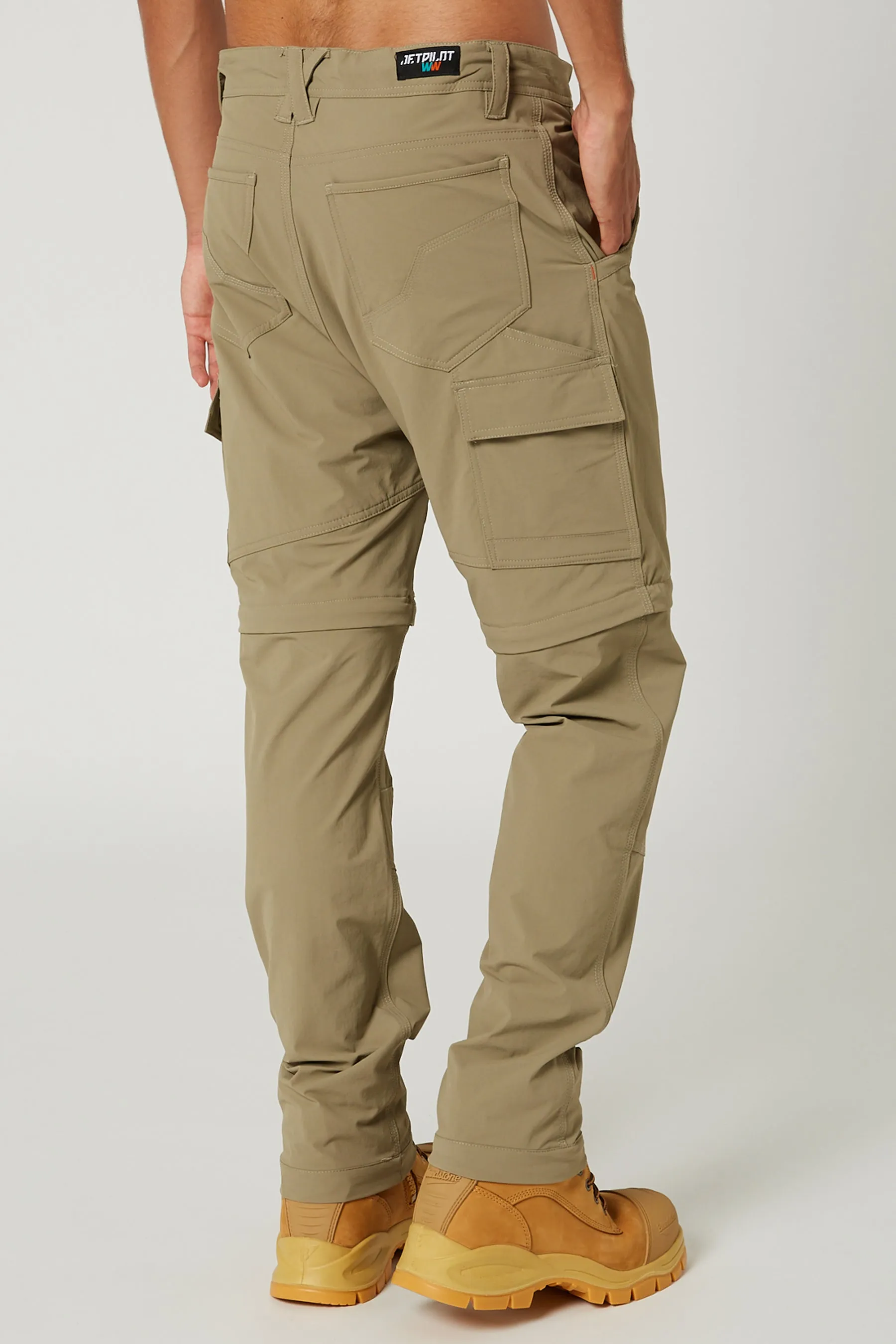JP Jet-Lite 2In1 Zip Off Utility Pant - Khaki