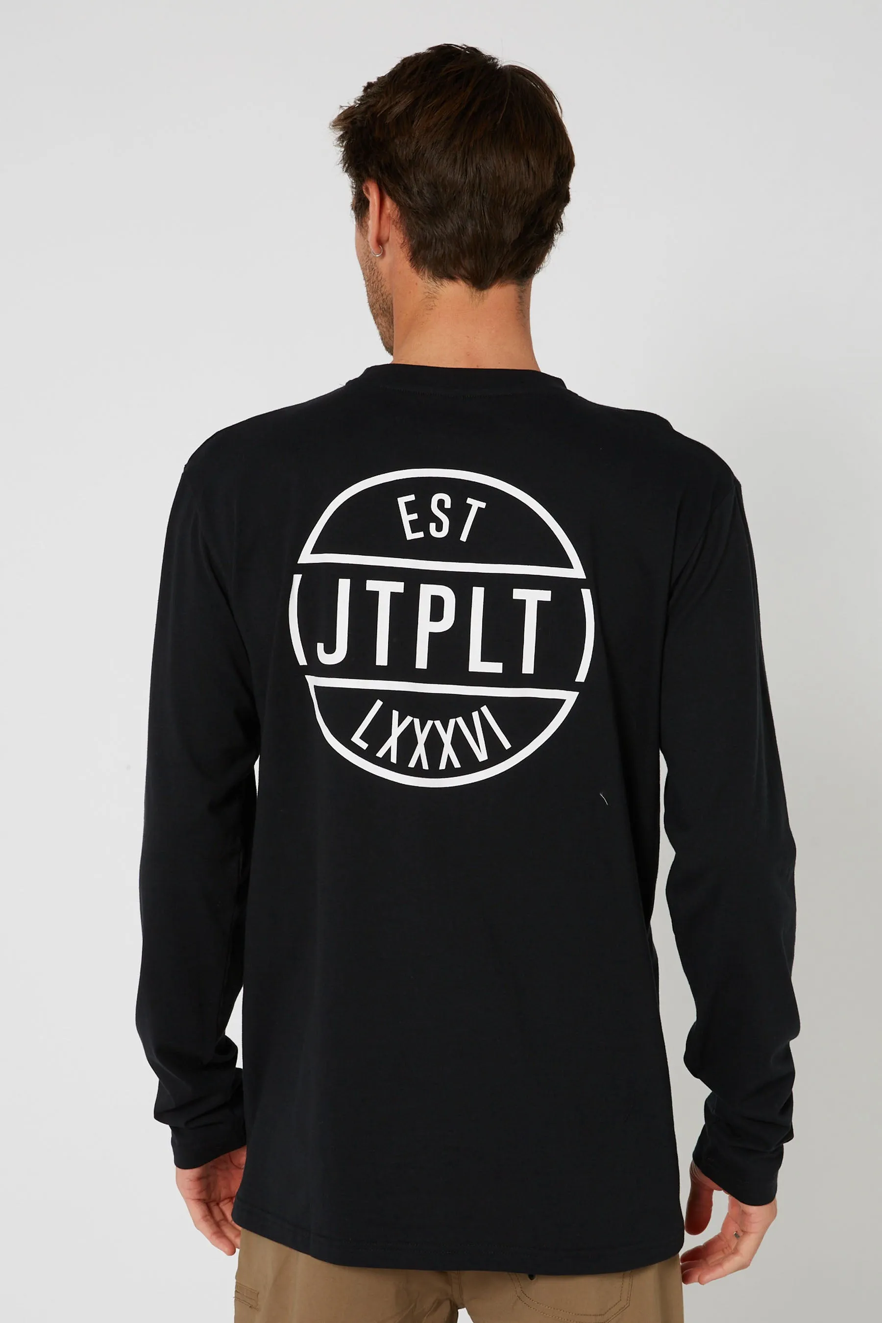 JP Mens Circle L/S Tee - Black