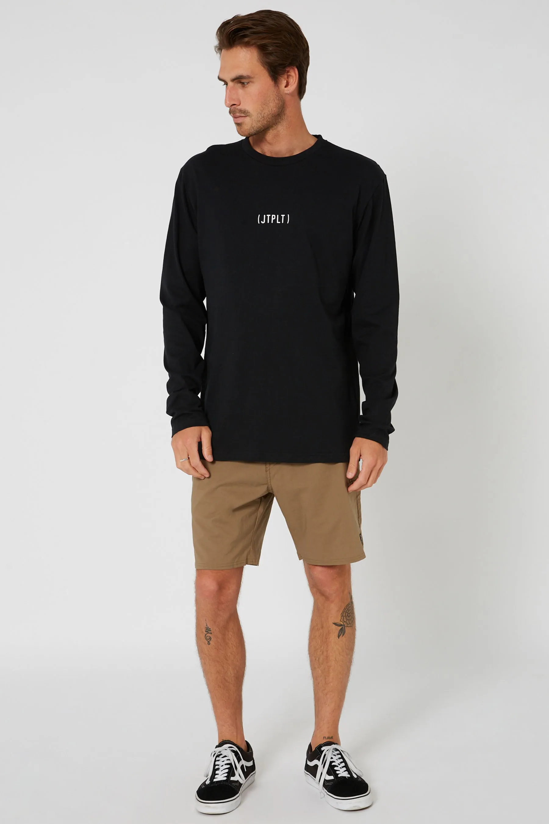 JP Mens Circle L/S Tee - Black