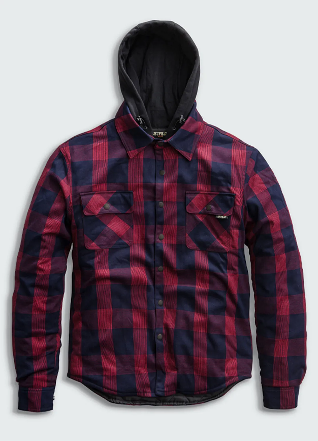 JP Quilted Flannel Jacket - Red