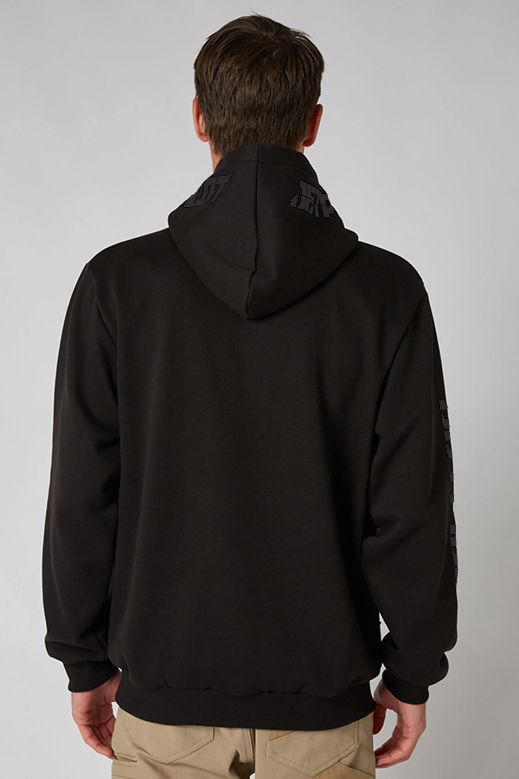 JP Sparked Mens Pullover Hoodie - Black/Coal