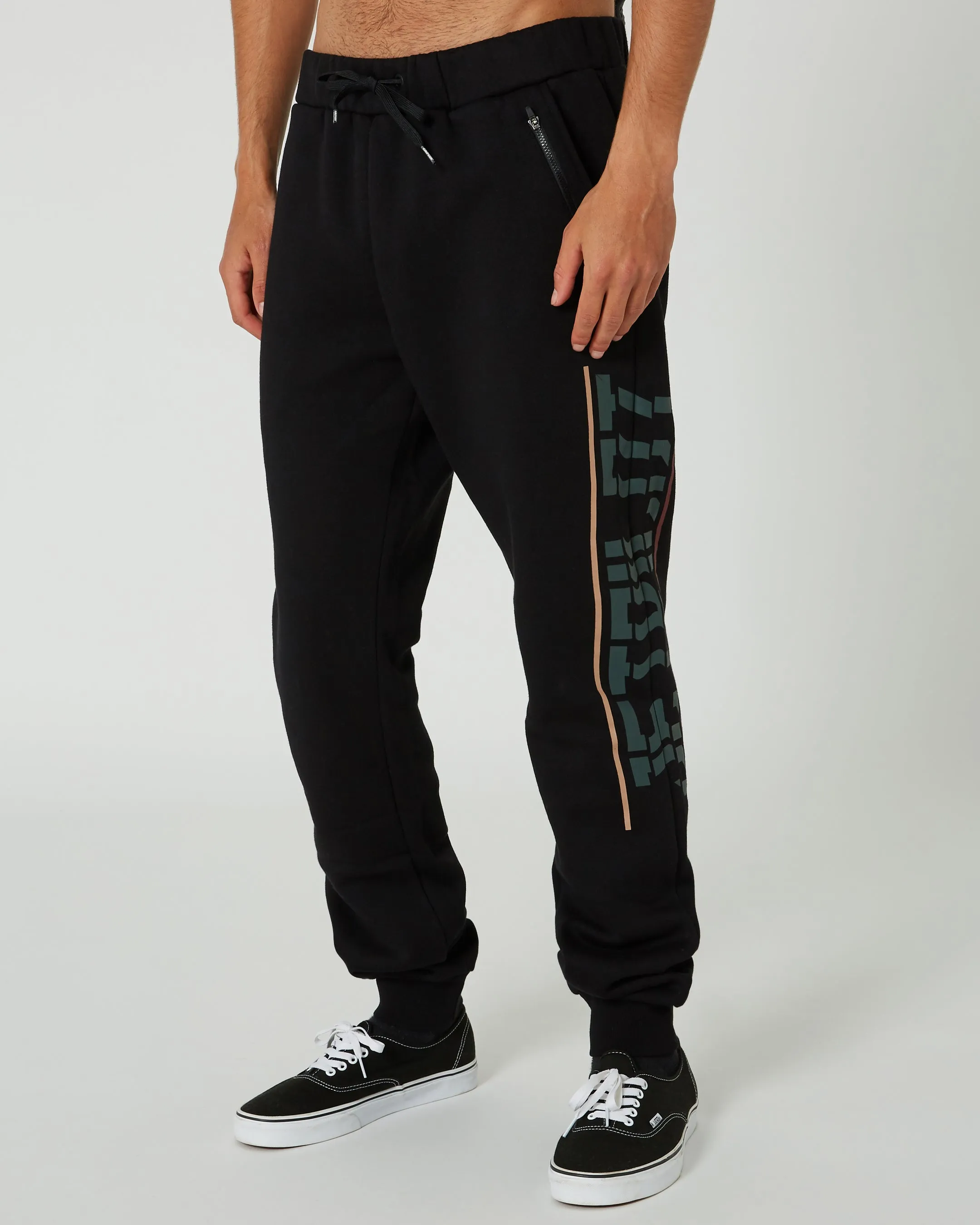 JP United Mens Trackpant - Black
