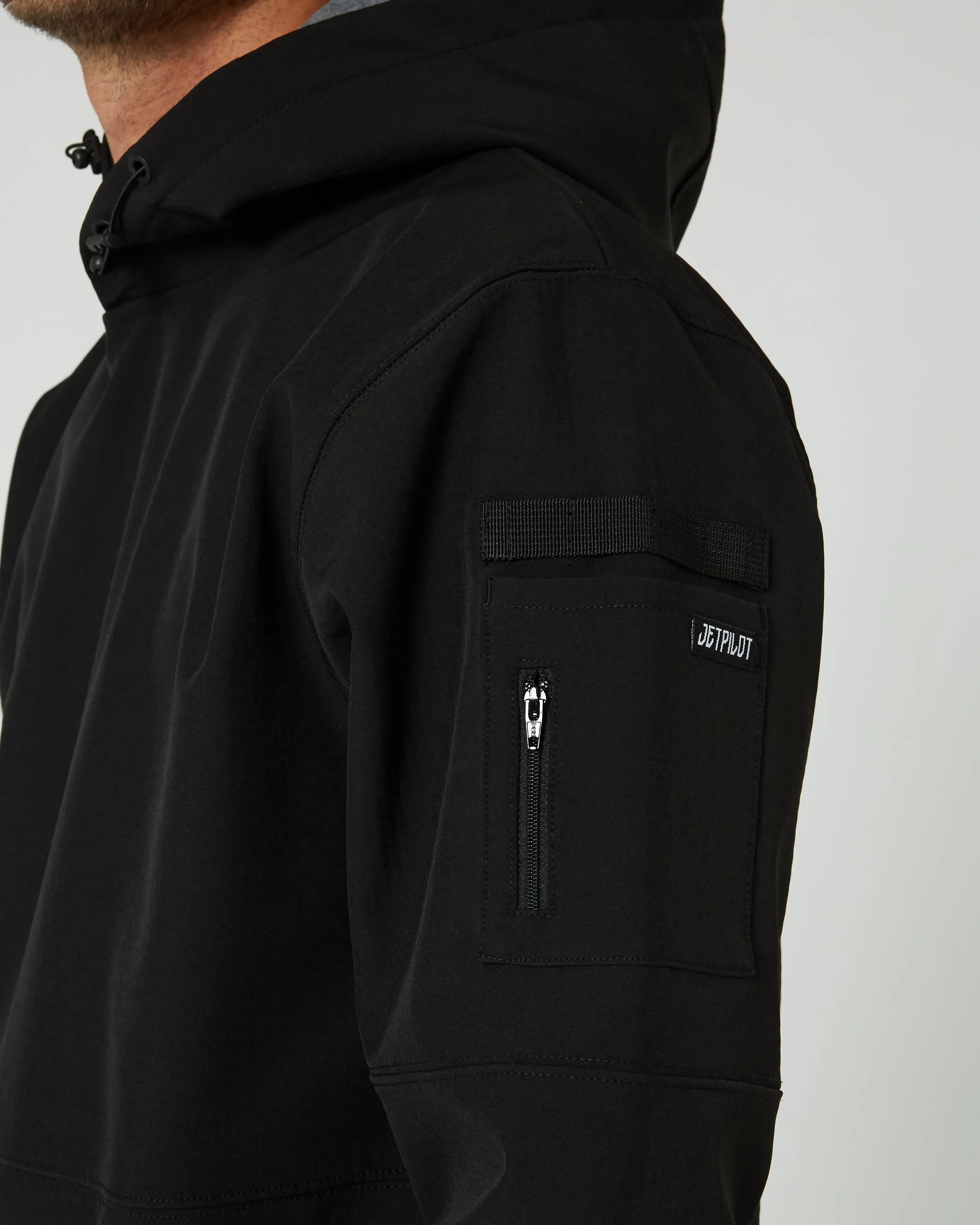 JP Utility 2 Mens Pullover Hoodie - Black