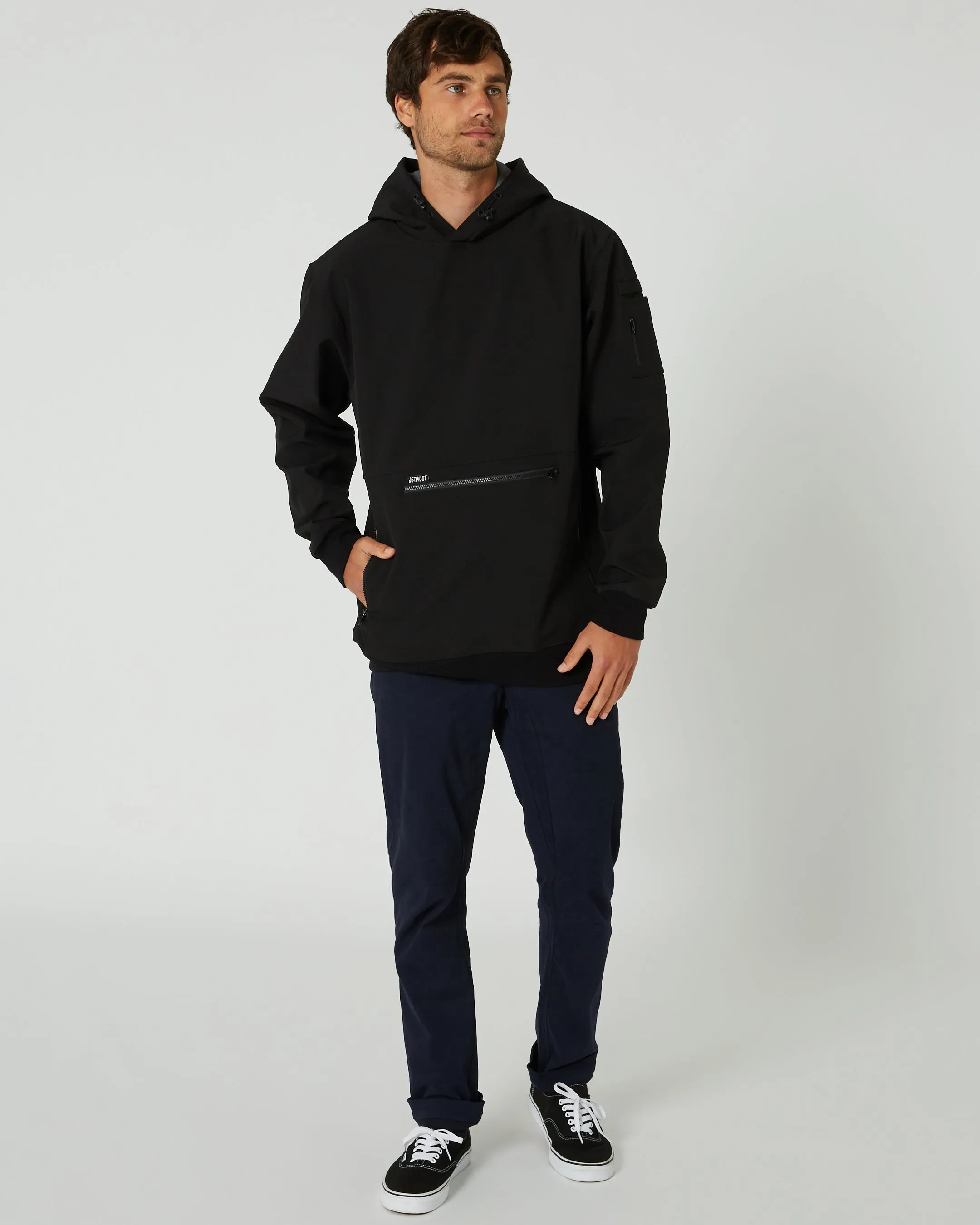 JP Utility 2 Mens Pullover Hoodie - Black