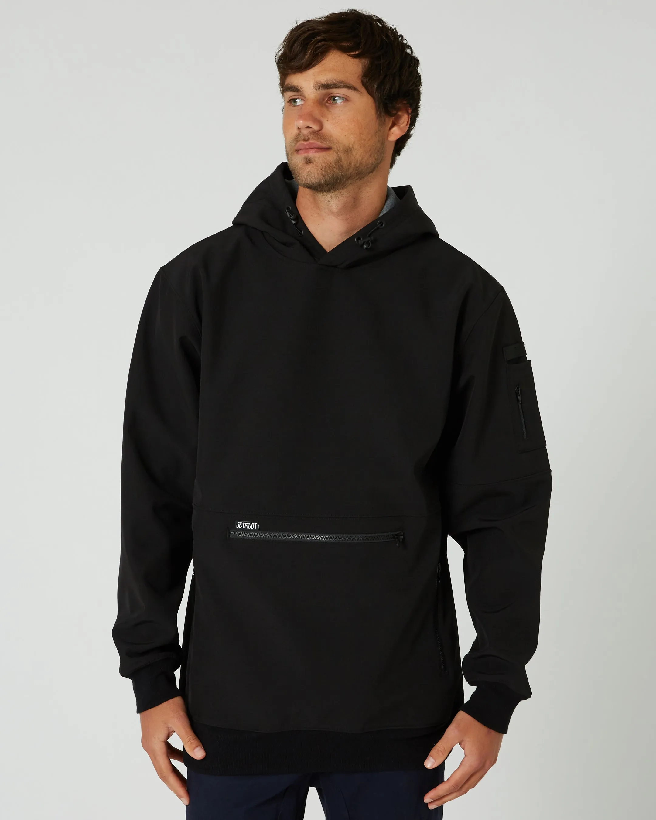JP Utility 2 Mens Pullover Hoodie - Black
