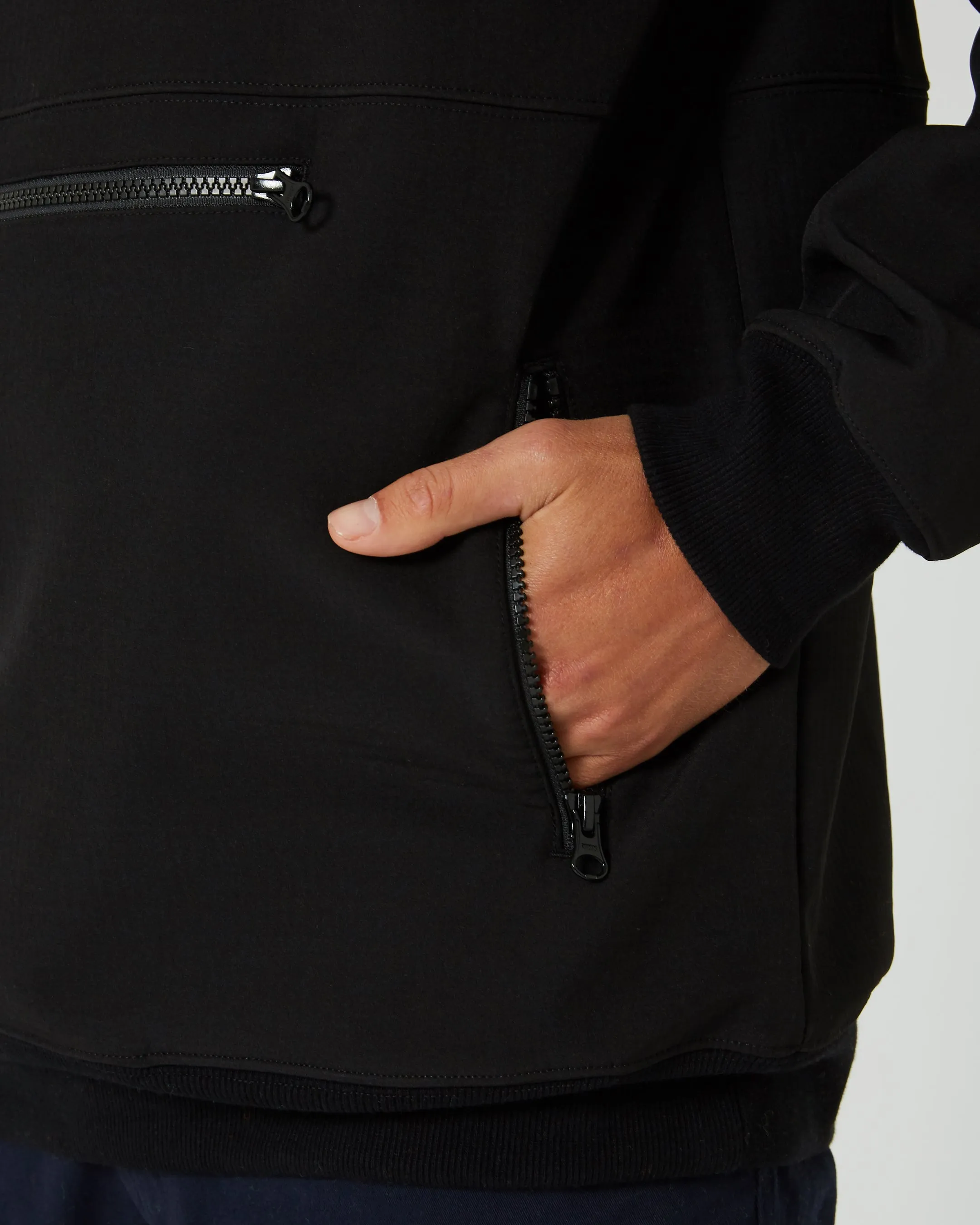 JP Utility 2 Mens Pullover Hoodie - Black