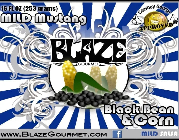 JUST ADDED BACK TO OUR SITE: Mild Mustang, Black Bean & Corn Salsa