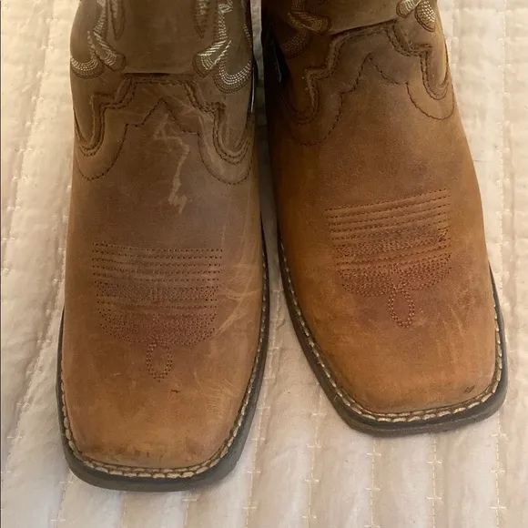 JUSTIN Brown Western Cowboy Boots