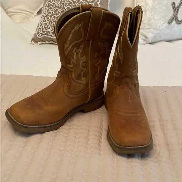 JUSTIN Brown Western Cowboy Boots