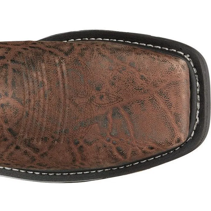 Justin Men's Frontline Hiviz 11" WP Comp Toe Western Work Boot -Brown- CR2153