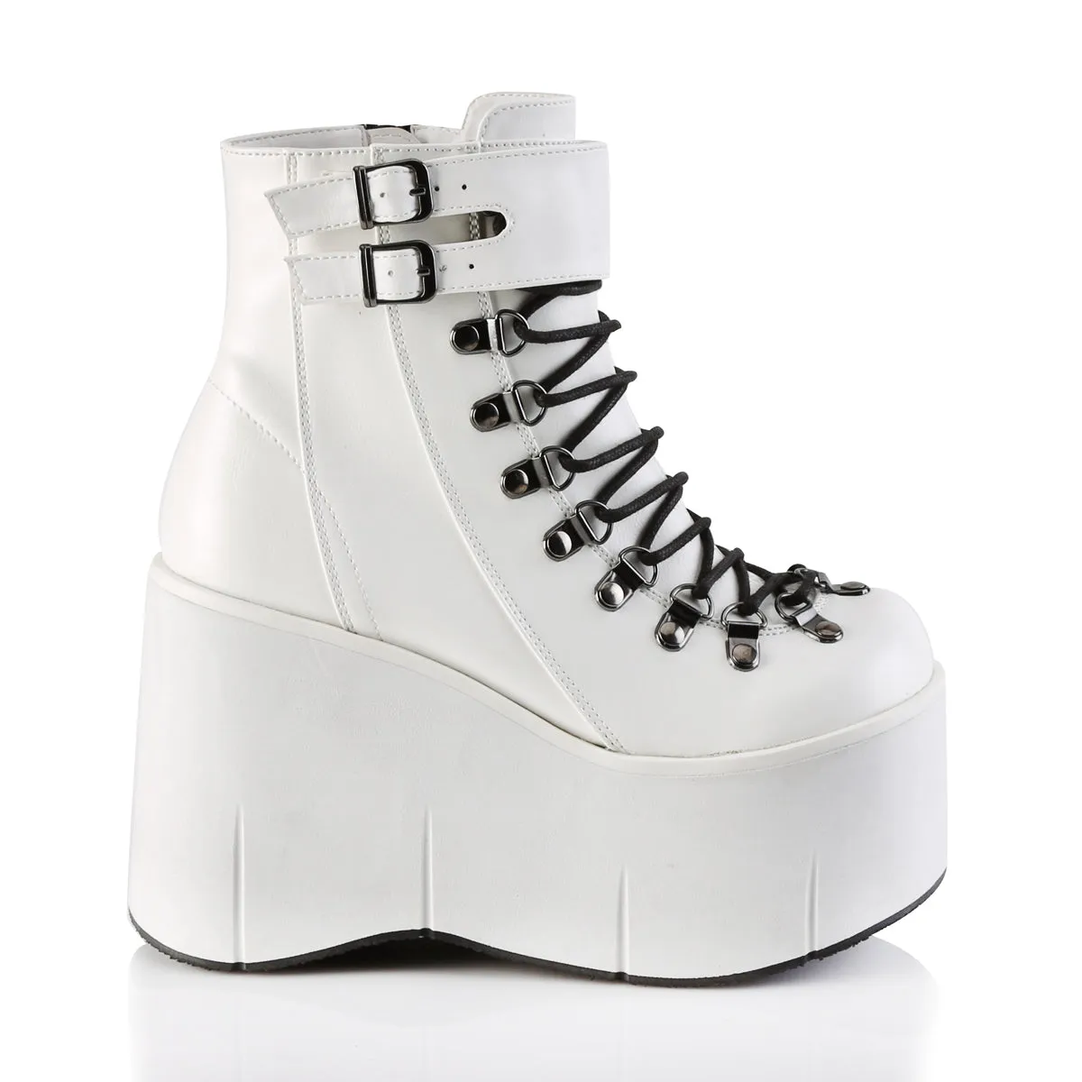 KERA-21  White Vegan Leather