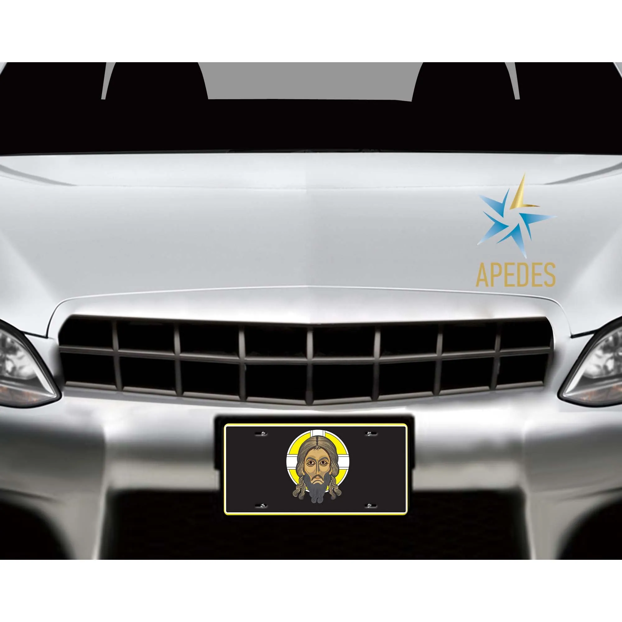 Khorugv Jesus Chistian Decorative License Plate