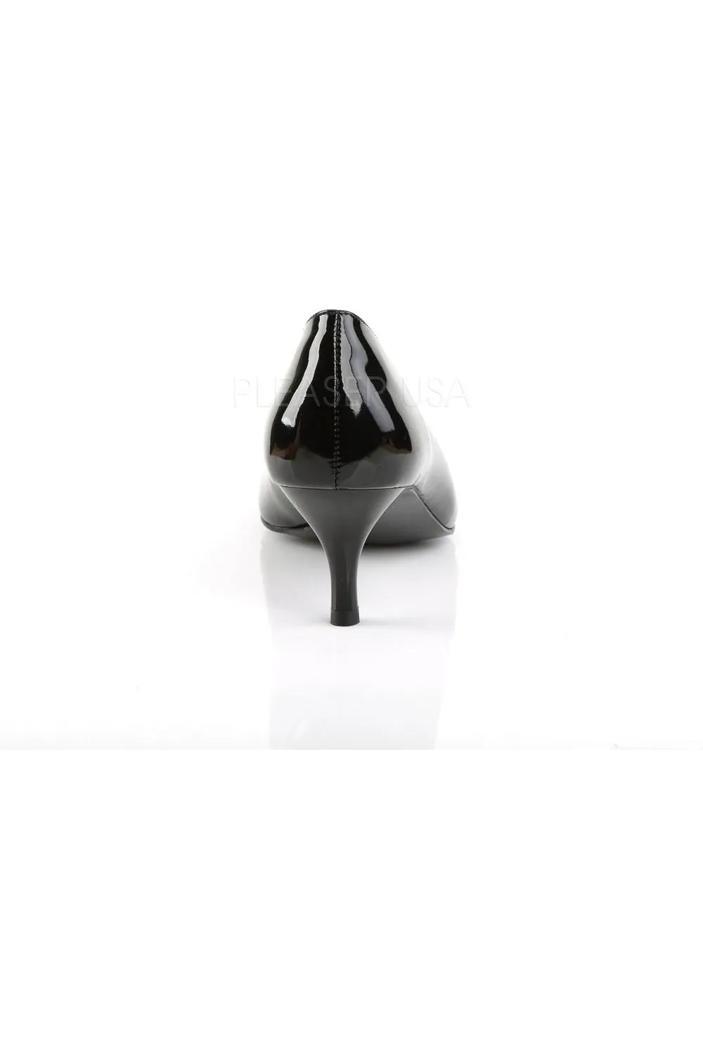 KITTEN-01 Pump  | Black Patent