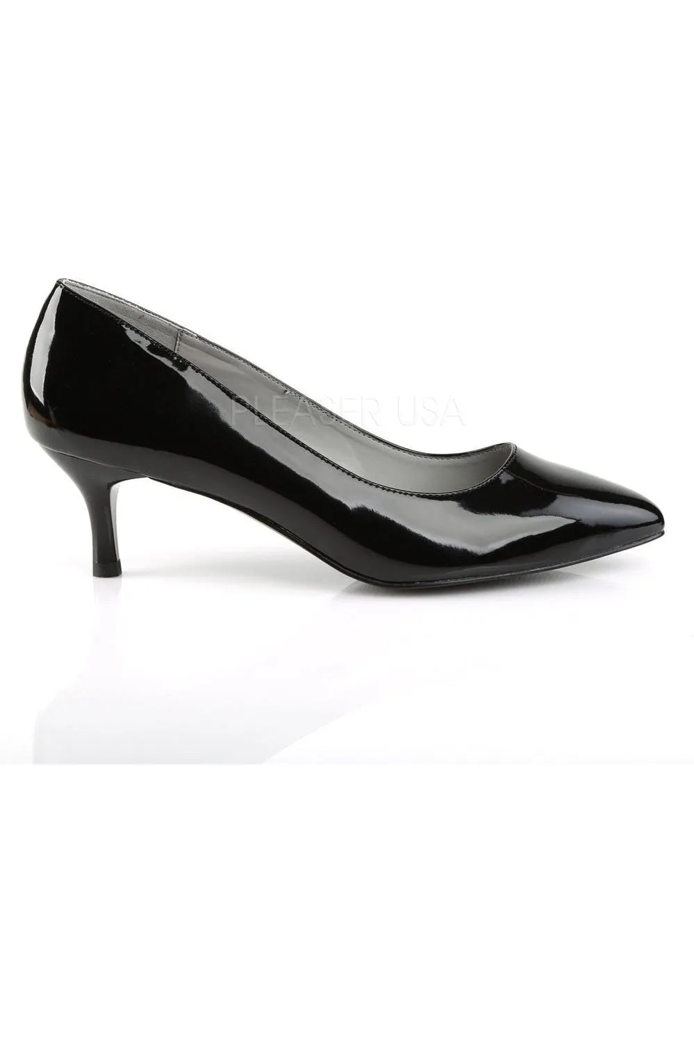 KITTEN-01 Pump  | Black Patent