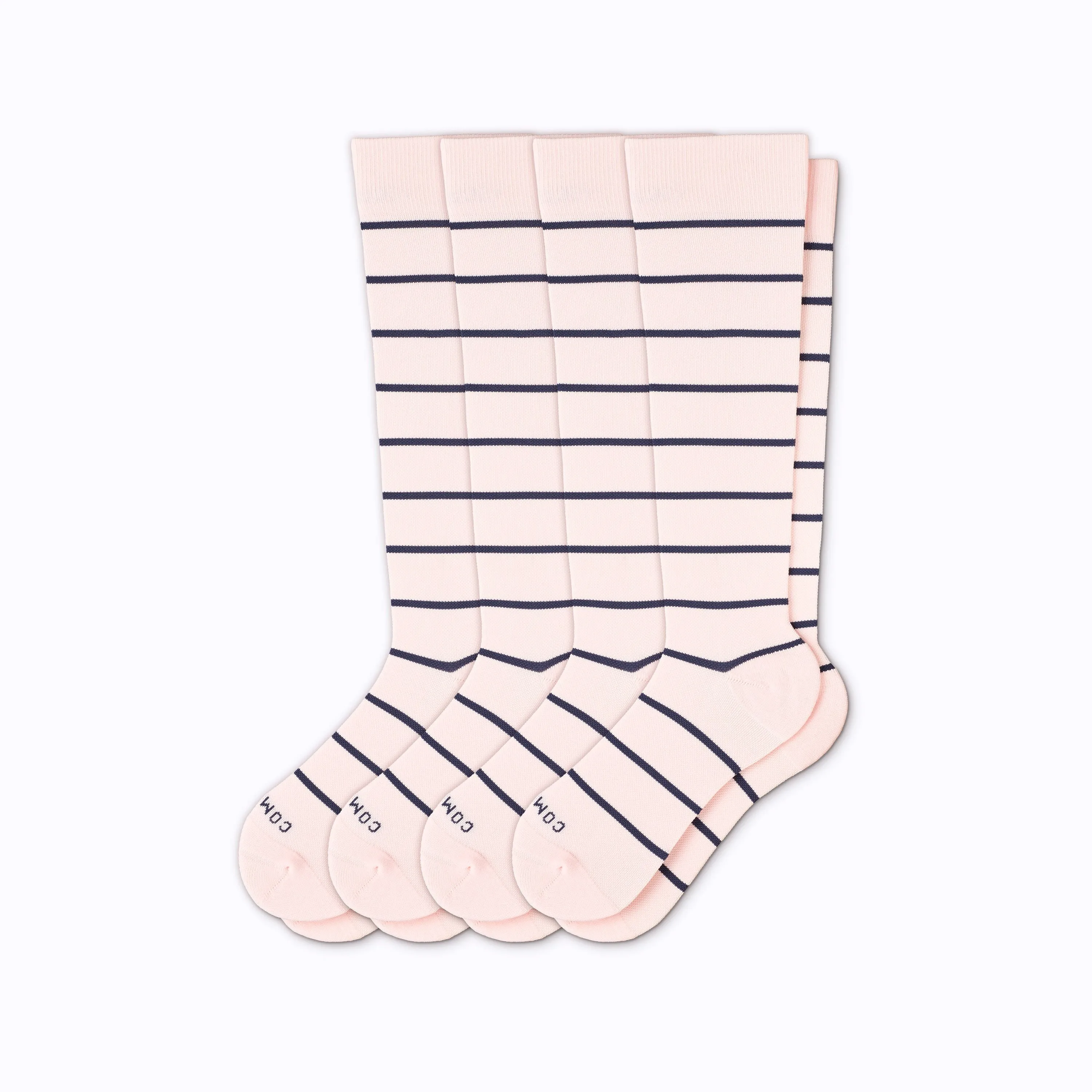 Knee-High Compression Socks - 4 Pack Stripes Bundle