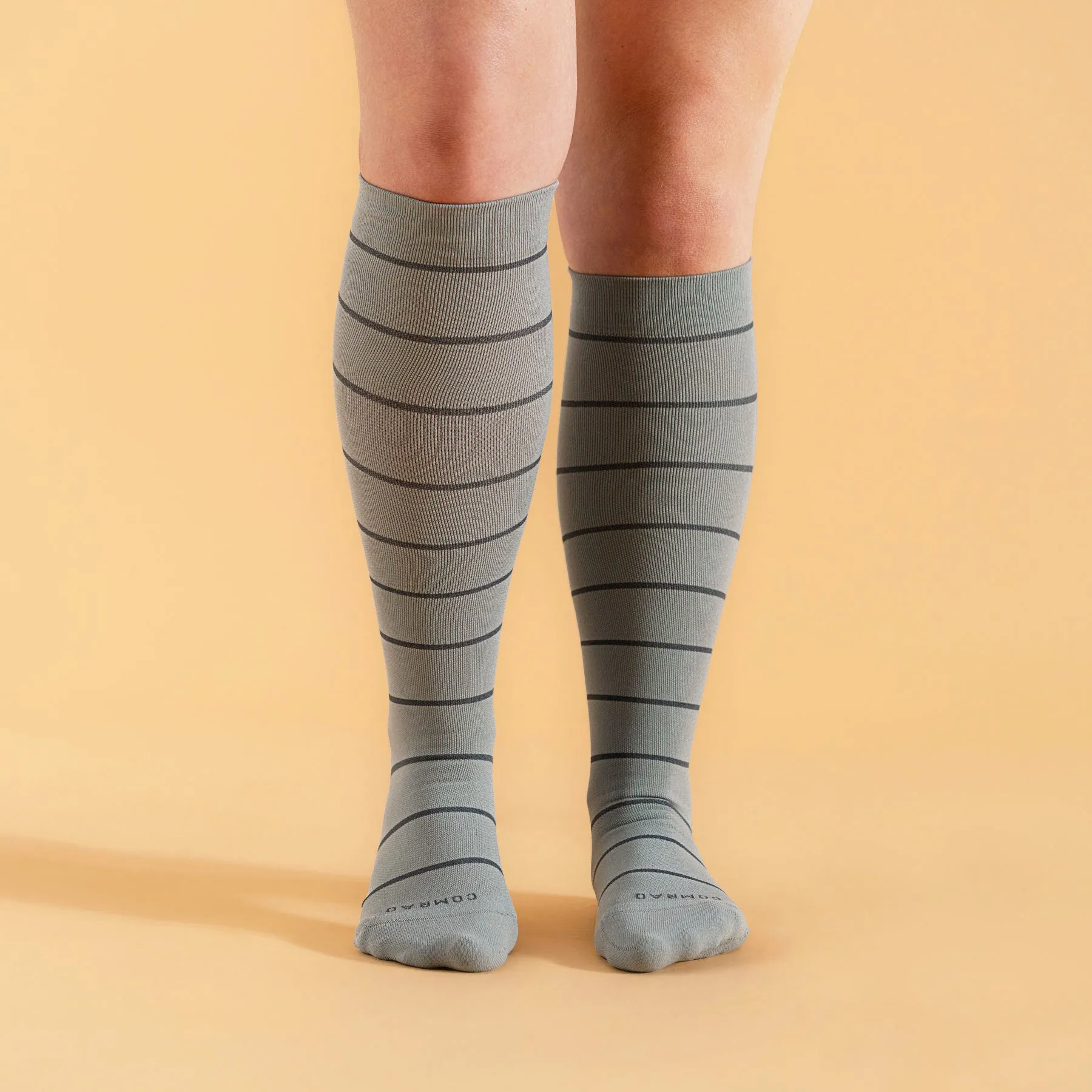 Knee-High Compression Socks - 4 Pack Stripes Bundle