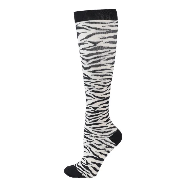 Knee high socks- zebra