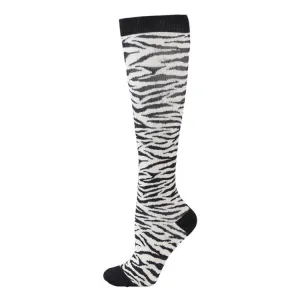 Knee high socks- zebra