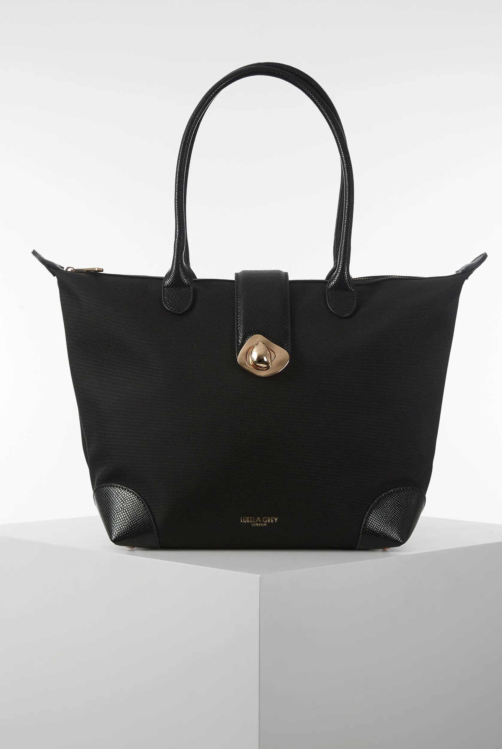 Lara Black Laptop Work Tote
