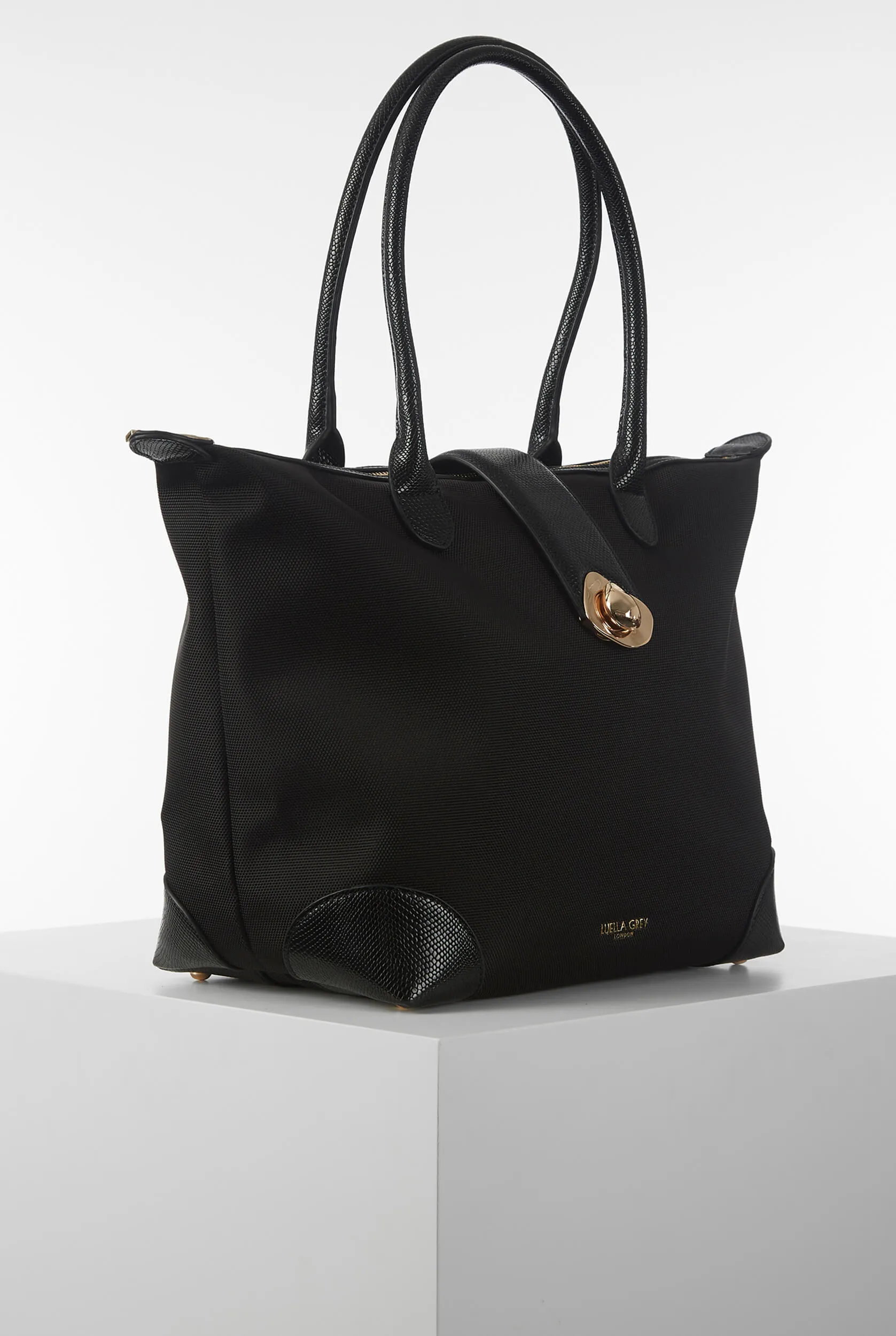 Lara Black Laptop Work Tote