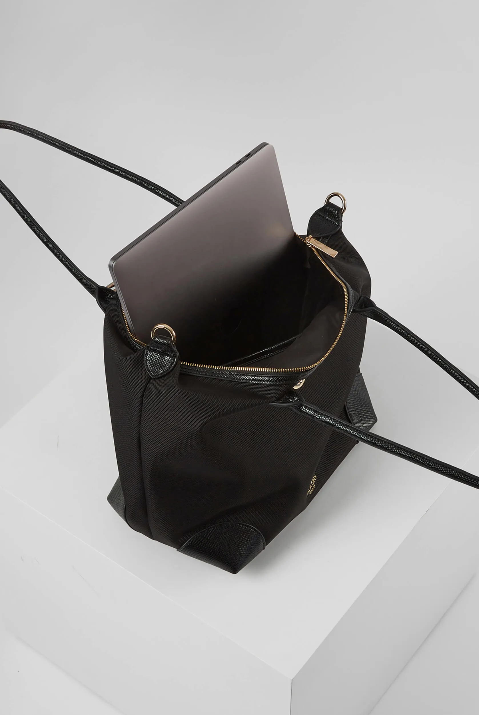 Lara Black Laptop Work Tote