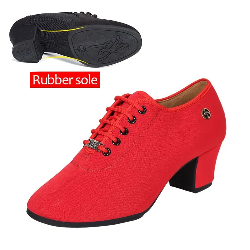 Latin Dance Shoes Women Salsa Jazz Shoes Stretch Cloth Ballroom Dancing Shoe Soft Sole Ladies Dance Sneakers Women's Shoes