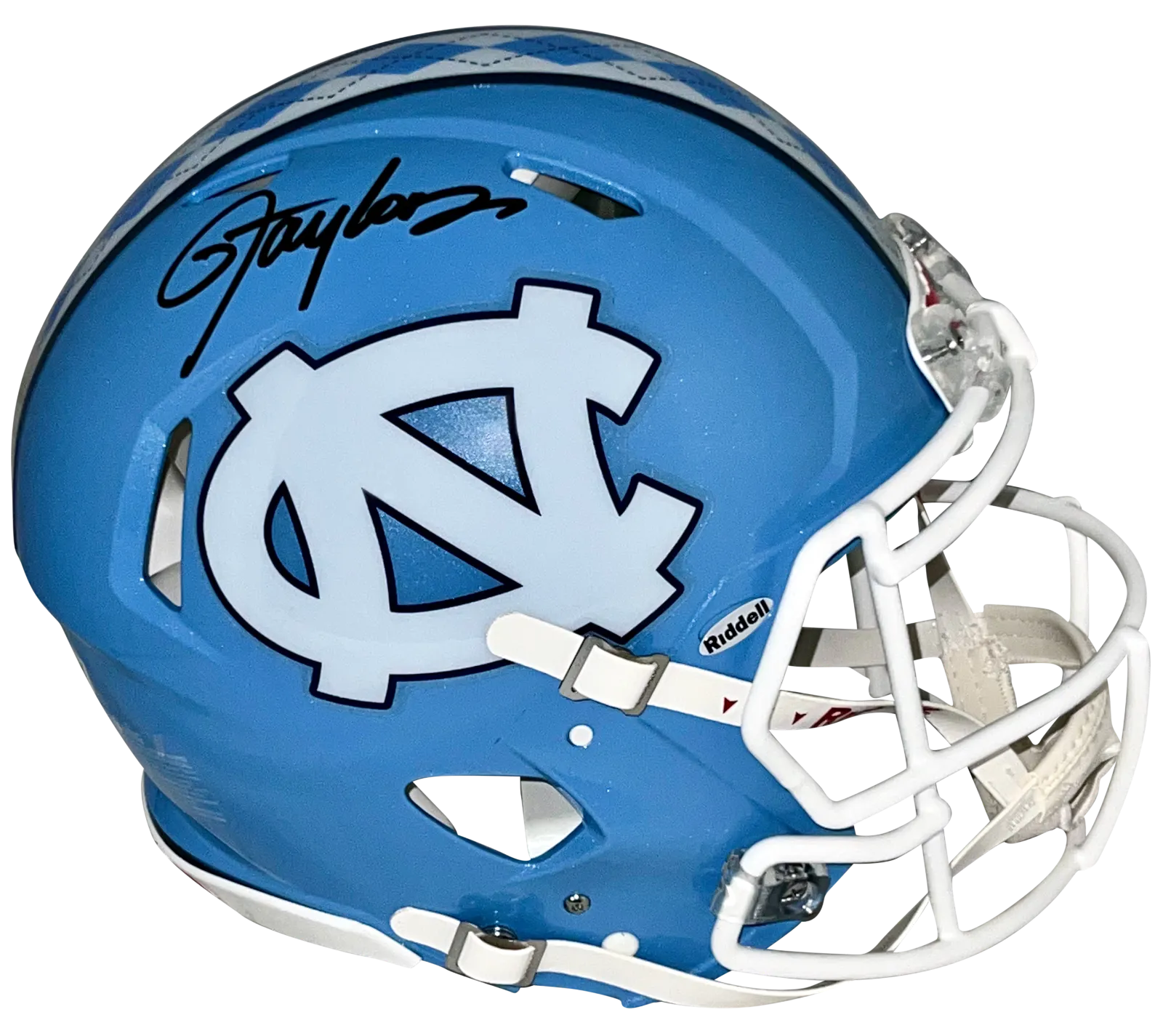 LAWRENCE TAYLOR SIGNED NORTH CAROLINA TAR HEELS AUTHENTIC SPEED HELMET BECKETT