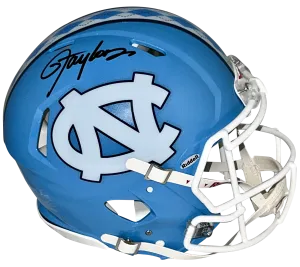 LAWRENCE TAYLOR SIGNED NORTH CAROLINA TAR HEELS AUTHENTIC SPEED HELMET BECKETT